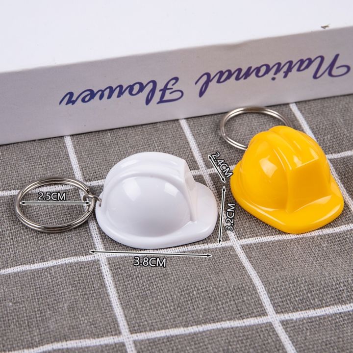 hot-1pcs-plastic-helmet-hard-hat-keychain-event-practical-color-safety-jewelry