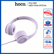 Tai nghe chụp đầu Hoco W21 kết nối jack 3.5mm, mút đệm chống ồn