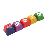 5Pcs Keycaps สวมใส่สบาย Ergonomic Non-Fading Indeformable เปลี่ยน PBT Gaming Keyboard Key Cap สำหรับ Office PBT Key Caps