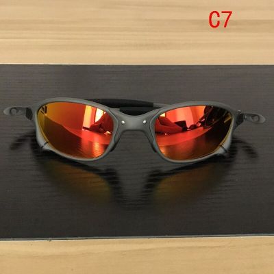 แว่นตาขี่โลหะแว่นกันแดดใส่ตกปลา UV400แว่นตากันแดดขี่จักรยานโพลาไรซ์ชาย MTB D4-1