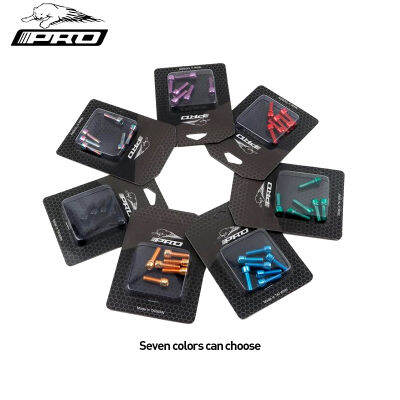 IIIPRO 6Pcs สลักเกลียวสำหรับจักรยาน M5x18mm สแตนเลส Mountain Bike Stem Bolts Colorful