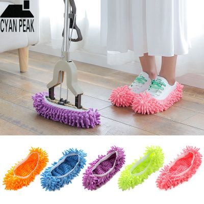 【CW】 Floor Dust Microfiber Cleaning Lazy Shoes Cover Mop Shoe Mophead Overshoes Tools