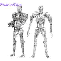 The Terminator T-800 Endoskeleton 7IN ตุ๊กตาขยับแขนขาได้ชุดหุ่นโลหะ3มิติของเล่นโมเดลที่เป็นของสะสมได้ตุ๊กตาขยับแขนขาได้