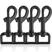 ❄✲✒ Swivel Eye Bolt Snap Hooks Black Heavy Duty Dog Leash Clips Dog Leash Clasp Dog Leash Snaps Hooks Trigger Clip Trigger Snaps