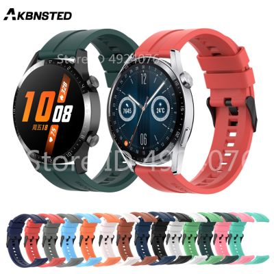 Silicone Band For Huawei Watch GT3 46mm 42mm strap For GT2 46mm 42mm Wristband Bracelet For Amazfit GTR 3 pro watch correa Cases Cases