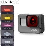 Hero5Hero6 Polarize UV ND 4 8 16ตัวกรองกล้องสำหรับ GoPro Hero 55สีดำ 62018สีแดงสีเหลือง Magenta ดำน้ำอุปกรณ์กรอง