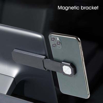New Magnetic Car Phone Holder Mount Adjustable Monitor Expansion Bracket Car Magnetic Screen Side Phone Support Stand Holder Car Car Mounts