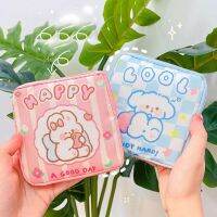 【CW】☑✳✁  Tampon Organizer Coin Purse Closure to Carry Capacity Multi-purpose Fabric Cartoon for Vaca