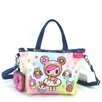 LeSportsac guinness confirmed Tokidoki joint canvas printing inclined shoulder bag one shoulder handbag L137 fashion