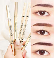 ดินสอเขียนคิ้วพร้อมแปรงกันน้ำกันเหงื่อติดทนที่เขียนเขียนคิ้ว eyebrow pencil Gold set-1360