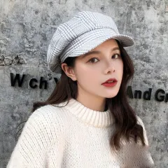 BEESCLOVER Women Fashion Hat Korean Version Solid Color Beret Painter Hat  Japanese Style Pumpkin Hat : : Clothing & Accessories