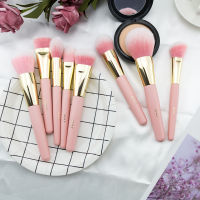 BEILI 15pcs Makeup Brushes Set Matte Pink Highlight Foundation Powder Eye shadow high quality brochas maquillaje synthetic hair