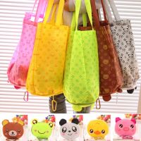 25x35cm Cartoon Animals Shopping Foldable Tote Eco-friendly Reusable Storage Organizer Trolley Supermarket Large Capacity Bags