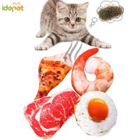 Pet Cat Toy Plush Canvas Bite Toys Catnip Cat Cite Vocal Creative Simulation Vegetable Chicken Bone Toy Chew Squeak Toy Toys