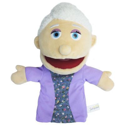 Full Mouth Open Family Hand Puppet Plush Doll Toy Supplies Party Storytelling
