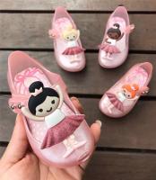 2023 New Summer Childrens Jelly Shoes Princess Ballet Little Girl Single Shoe Cartoon Soft Sole Childrens Sandals