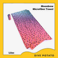 Moonbow microfiber towel ผ้าเช็ดตัวไมโครไฟเบอร์ ว่ายน้ำ ดำน้ำ scuba diving