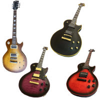 Gibson Les Paul กีตาร์ไฟฟ้าไม้เมเปิ้ล,กีตาร์ไฟฟ้าปรับแต่งได้เองไม้มะฮอกกานีโครเมียม