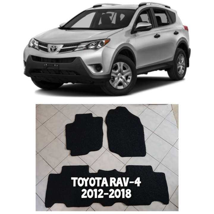 Toyota Rav4 20122018 nomad rubber car mat with piping Rav4 Custom Fit