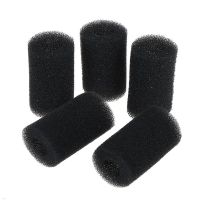 5 Pcs Sponge Aquarium Filter Protector Cover For Fish Tank Inlet Pond Black Foam