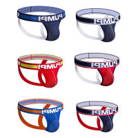 6PCS Fashion Cotton Quick Dry Men Sexy Underwear Thong Men Jockstrap Patchwork Men Lingerie Mens Thongs And G strings Cueca