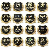 Metal Car 3D Logo Badge Sticker Fashion Car Decoration Accessories for Toyota Honda Mitsubishi Volkswagen Nissan Hyundai Kia Kn Ford Bmw Chevrolet Mazda Audi