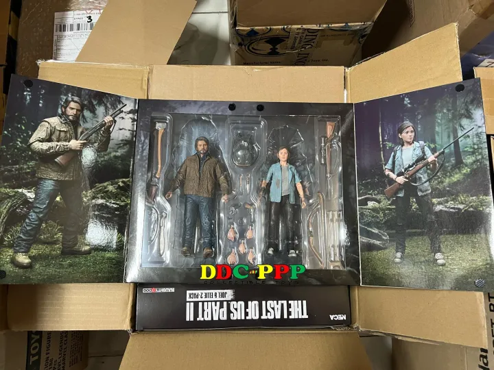 RESERVA 10%) The Last of Us Part II Ultimate Joel and Ellie Action Figure  Two-Pack - Neca - Sonho Geek