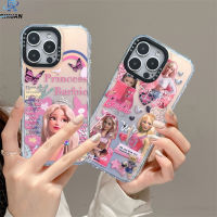 Rixuan Y16เคสสำหรับ VIVO Y02 Y02T Y02S Y22 Y21 Y33T Y21A Y11 Y20 Y20S Y15S Y30 Y12A Y12S Y91 V25 Y01 Y15A Y53S Y1S Y90ไล่ระดับสีด้วยเลเซอร์ที่สร้างสรรค์แอร์แบ็กการ์ตูนฝาแข็ง