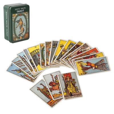 English Version Smith Waite Tarot Card Oracle Cards Divination Table Board Game Tarot Deck for Beginner Fortune Fate Telling boosted