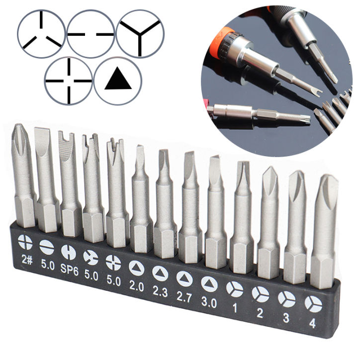 Junejour 5/7/13Pcs Special-shaped Screwdriver Set 50mm U-shaped Y-Type ...