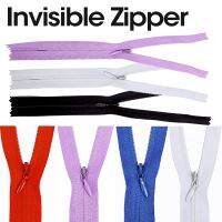 ▼ 20/30/40/50/60CM Assorted Nylon Invisible Zippers Universal Closed End Slider for DIY Handcraft Cloth Garment Sewing Accessories