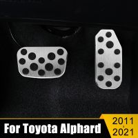 สำหรับ Toyota Alphard Vellfire 20 30 AH20 AH30 2011- 2020 2021คันเหยียบเท้ารถยนต์เชื้อเพลิงคันเร่งเบรกโฟมกรองสารชีวเคมีฝาครอบเหยียบ