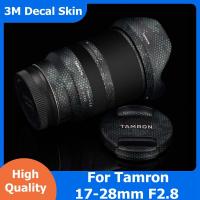 A046สติกเกอร์สำหรับ Tamron 17-28,หนา8สติ๊กเกอร์ติดบนตัวเครื่องไวนิลหุ้มเลนส์ติดฟิล์มตัวป้องกันขนาด17-28มม. F2.8 Di III RXD สำหรับ Sony Mount