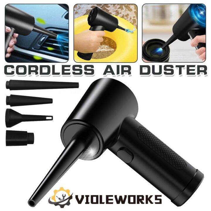68W 51000 RPM Cordless Air Duster Electric Air Blower Compressed Dust Blowing Machine Handheld