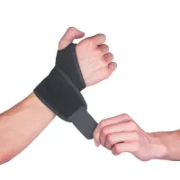 1 ชิ้น REVERSIBLE สายรัดข้อมือติดตั้งขวา/ซ้าย Thumb Stabilizer ปรับสายรัดข้อมือสำหรับวอลเลย์บอลแบดมินตัน