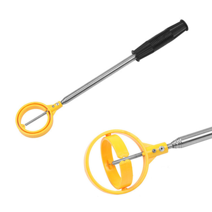 เครื่องมือ-grabber-ลูกกอล์ฟ-telescopic-พร้อมหัวสปริงพร้อมสำหรับทะเลสาบบ่อน้ำ