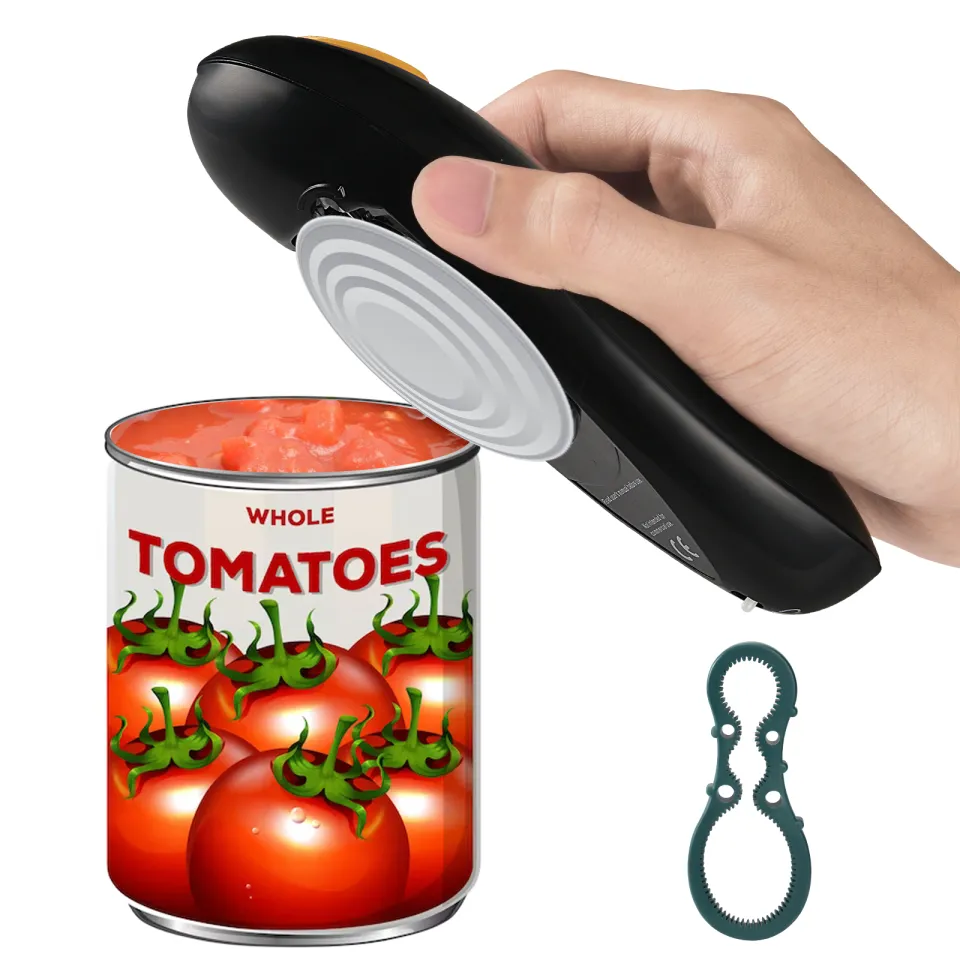 Electric Can Opener One Touch Automatic Smooth Edge Opener Hands-Free  Arthritis