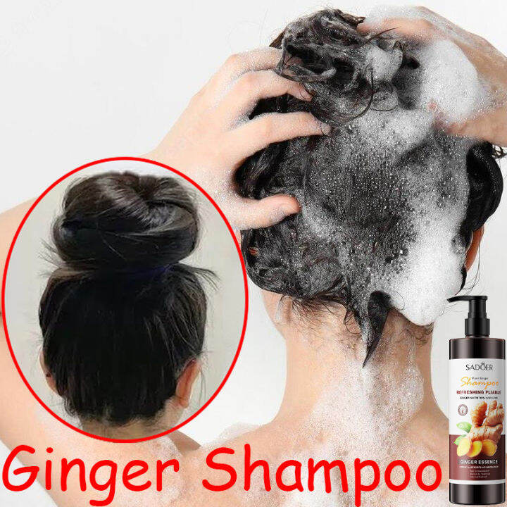 Ginger Juice Hair Growth Shampoo Anti HairLoss Hair Tonic With Herbal