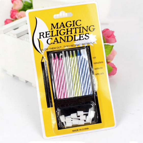 Magic Relighting Candles Birthday Cake Candle Clayland Lazada PH