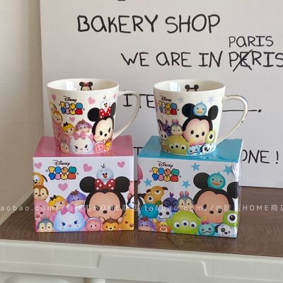 Disney Toy Story Mickey Cartoon Mug Cute Childrens Ceramic Cup Couple Cup Birthday Gift 【Boutique】ﺴ◆
