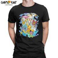 Digimon T-shirt | Tee Shirt | Tops - Mens Shirts Tee Short Sleeve Neck T-shirt 100% XS-6XL