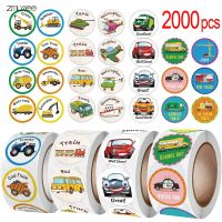 Stickers Truck Stickers for Kids Scrapbooking Reward Sticker Construction Car Birthday Party Gift Toy Children Vehicle Stickers Stickers