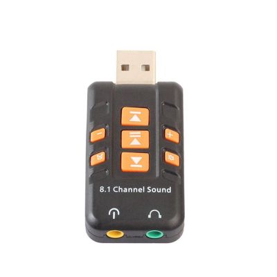 usb 2 . 0 virtual 8 . 1 channel ch 3 d อะแดปเตอร์การ์ดเสียงไมโครโฟน (สีดำ)