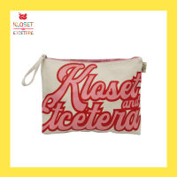 Kloset Etcetera  Basic Case กระเป๋าคลอเส็ท  กระเป๋าผ้าสกรีนลาย กระเป๋าถือ กระเป๋าแฟชั่น