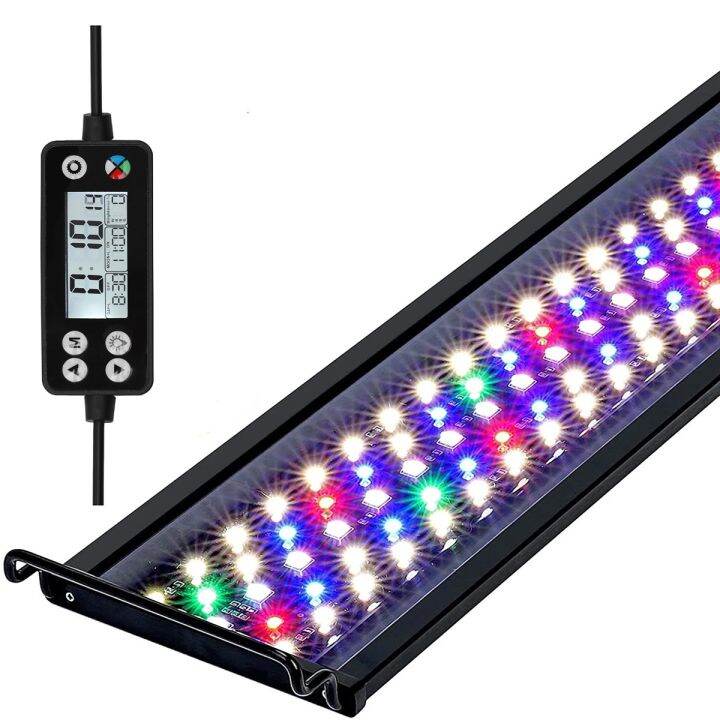 หลอดไฟ24-7ดวงไฟตู้ปลาแสงจันทร์ในเวลากลางวันและโหมด-diy-ไฟตู้ปลาโคมไฟ-led-ความสว่างปรับได้มีตัวจับเวลา