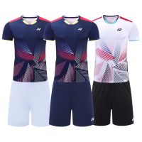 shot goods Badminton Jersey Men Shirt Quick Dry Sport Short Sleeve Shirt Breathable Shorts