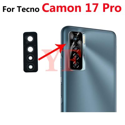 ‘；【。- For Tecno Camon 17P 12 17 Pro 18 CC7S CG6 CG7 CG8 CH6 Rear Back Camera Glass Lens Cover With Adhesive Sticker