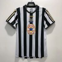 2022 2023 ล่าสุด เสื้อกีฬาแขนสั้น ลายทีมชาติฟุตบอล Newcastle 97 99 Newcastle Home สไตล์วินเทจ ไซซ์ S-XXL AAA