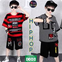 M0139 ชุดฮิพฮอพเด็กชาย ชุดเต้นฮิพฮอพ ชุดฮิปฮอป Hip hop ชุดเซ็ทเด็กผู้ชาย ชุดเซ็ทฮิปฮอป ชุดเต้น ชุดเด็กชายเท่ห์ๆ