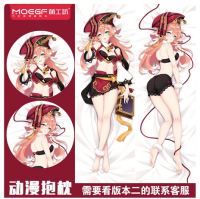 Anime Genshin Impact Yan Fei Double Sided Dakimakura Hugging Body Pillow Case Pillow Cushion Cover Otaku Bedding Xmas Gifts